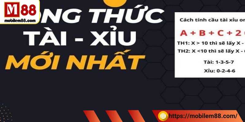 Công thức tài xỉu - Kiến thức hữu ích giúp cá cược thắng lợi 1 Giới thiệu về công thức tài xỉu tổng quát nhất cho người chơi cá cược